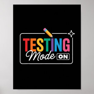 Testmodus am Testtag Poster