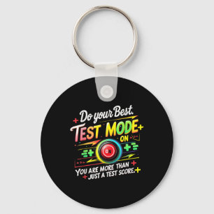 Testmodus beim Testen des Motivierend Lehrers K Schlüsselanhänger