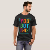 Testmodus für Lehrerprüfideen Schule 1 T-Shirt (Vorne ganz)