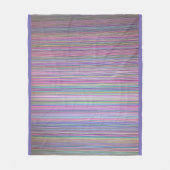 Testmuster für den defekten Fernsehbildschirm Fleecedecke (Vorderseite)