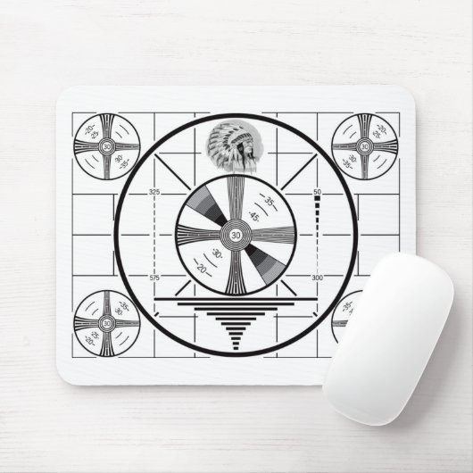 Testmuster Mousepad (Mit Mouse)