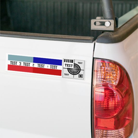 Testmuster Wakey Wakey Car Magnet Autoaufkleber (Auf Lkw)