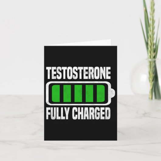 Testosteron Karte (Vorderseite)