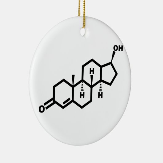 Testosteron Keramik Ornament (Rechts)