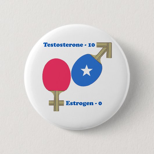 Testosteron-Klingeln Pong Button (Vorderseite)
