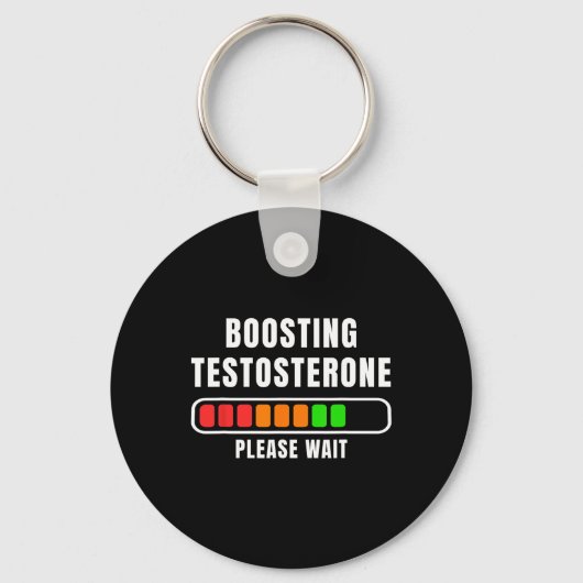 Testosteron-Ladevorgang steigern Schlüsselanhänger (Vorderseite)