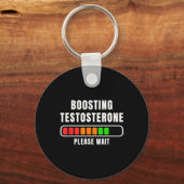 Testosteron-Ladevorgang steigern Schlüsselanhänger (Vorderseite)