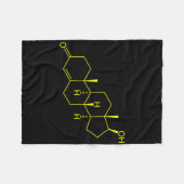 Testosteron Molekularbiologie Bodybuilding Fleecedecke (Vorderseite (Horizontal))