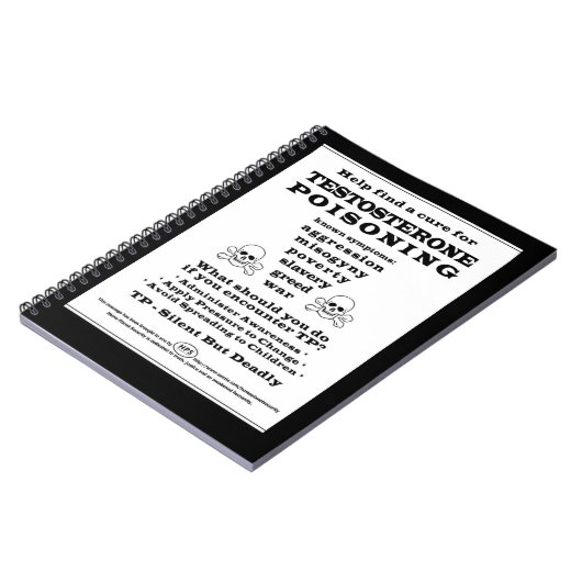 Testosteron-Vergiftung Notizblock (Linke Seite)