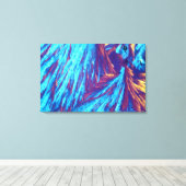 Testosteronkristalle Leinwanddruck (Insitu (Holzboden))