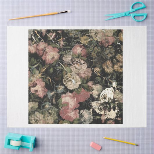 Testpapier für Moody-Blume Seidenpapier (Basteln)