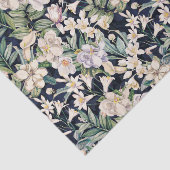 Testpapier für Vintage tropische Blume Seidenpapier (Ausschnitt)