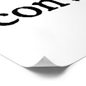 Testposter Poster (Ecke)