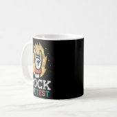 Testprüfungstag für den Lehrer Kaffeetasse (Vorderseite Links)