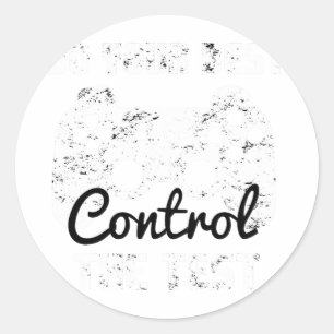 Testprüfungstermins-Game-Controller Runder Aufkleber