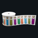 Teströhren für den farbigen Labrador von Science-F Satinband<br><div class="desc">Teströhren mit farbigen Chemikalien oder Halloween-Tränke.</div>