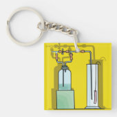 Teströhren Schlüsselanhänger (Vorderseite)