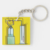 Teströhren Schlüsselanhänger (Rückseite)