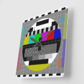 Testsieb Quadratische Wanduhr (Winkel)