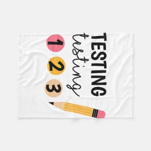 Testtag 1 2 3 Testtag Fleecedecke (Vorderseite (Horizontal))