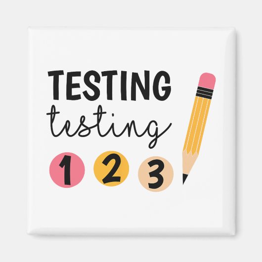 Testtag 1 2 3 Testtag Magnet (Vorne)