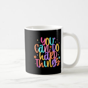 Testtag, an dem du schwierige Dinge tun kannst Leh Kaffeetasse