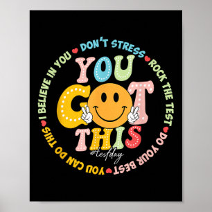Testtag, an dem Sie diesen Stein Got haben - Testl Poster