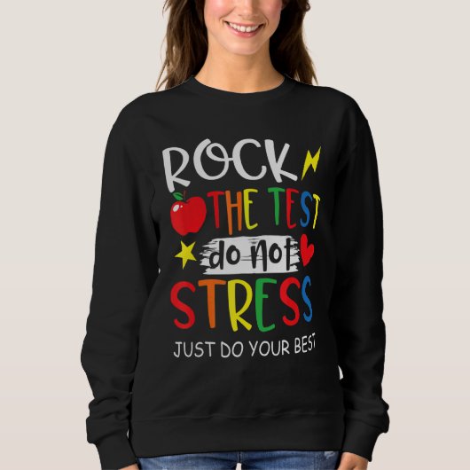 Testtag blockiert den Test nicht Sweatshirt (Vorderseite)