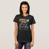 Testtag bricht den Testlehrer-Testtag ab T-Shirt (Vorne ganz)