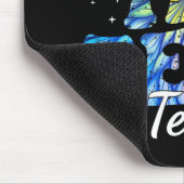 Testtag der Motivierend Gefärbte Krawatte Lehrer Mousepad (Ecke)
