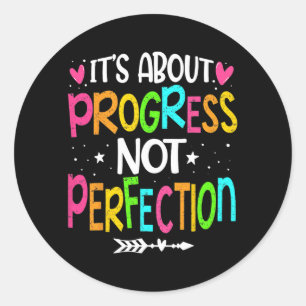 Testtag des Staat des Testtages für die Crew eines Runder Aufkleber