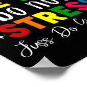 Testtag des Testlehrers sonnengeblasen Poster (Ecke)