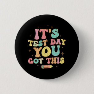 Testtag Es ist der Testtag, an dem Sie diesen Lehr Button