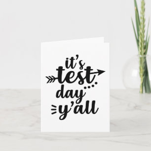Testtag Es ist Testtag Yall Exam Teacher Karte