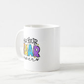 Testtag für den Power Ihres Staars Kaffeetasse (Vorderseite Links)