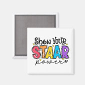 Testtag für den Power Ihres Staars Magnet (Vorderseite/Rückseite)
