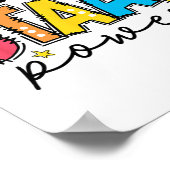 Testtag für den Power Ihres Staars Poster (Ecke)