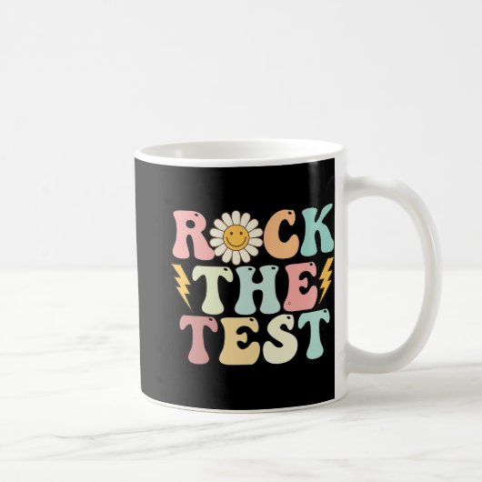 Testtag für den Retro Groovy Teacher Test Kaffeetasse (Rechts)