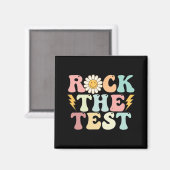 Testtag für den Retro Groovy Teacher Test Magnet (Vorderseite/Rückseite)