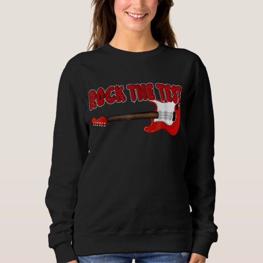 Testtag für den Testgitarrist Sweatshirt (Vorderseite)