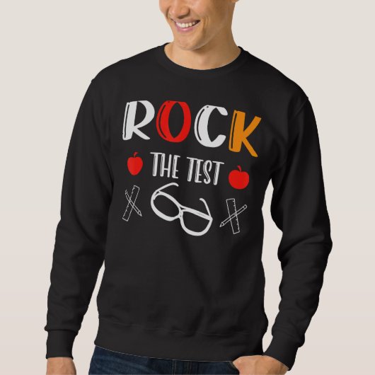 Testtag für den Testlehrer Sweatshirt (Vorderseite)