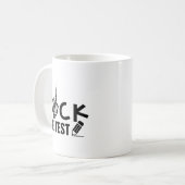 Testtag für Lehrer Kaffeetasse (Vorderseite Links)