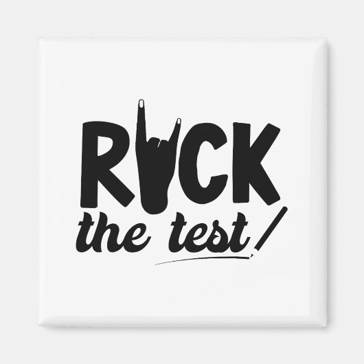 Testtag für Lehrer Magnet (Vorne)