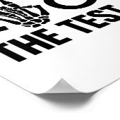 Testtag für Lehrer Poster (Ecke)