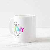 Testtag Junge lustige Testtage für Lehrer Studen Kaffeetasse (Vorderseite Links)