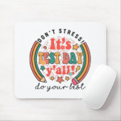 Testtag Junge lustige Testtage für Lehrer Studen Mousepad (Mit Mouse)