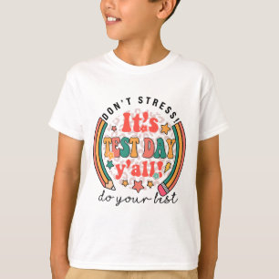 Testtag Junge lustige Testtage für Lehrer Studen T-Shirt
