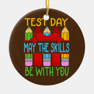 Testtag kann die Fähigkeiten bei Ihrem Testtag sei Keramik Ornament