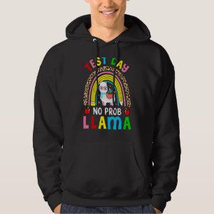 Testtag Kein Prob Llama Happy Testtag Letzten Tag Hoodie