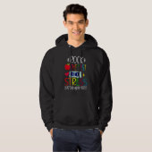 Testtag markiert den Testlehrer-Testtag Hoodie (Vorne ganz)